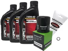 Kawasaki OEM Oil Change Kit for 2013-2017 NINJA 300 with 10W-40 Oil