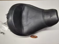 MUSTANG Used Wide Touring Solo Seat for Harley Davidson 79102