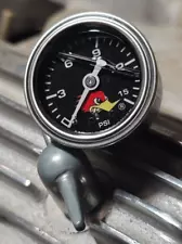 Clay Smith Direct fit 15lb PRESSURE GAUGE Liquid Filled MR HORSEPOWER Hot Rod