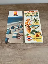 Vintage Florida Road Maps - Lot of 2