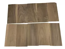 10 Pack,Black Walnut Thin Stock Lumber Board Blanks 1/4” x 6” x 12” DIY Wood