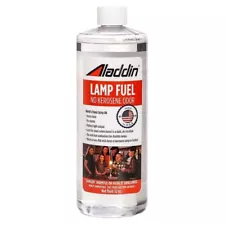 Aladdin Clear Lamp Oil Fuel - Kerosene Alternative for Flat Wick Lanterns, 32 oz