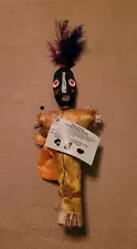 New Orleans Voodoo Doll 9.5" tall with Costume, Instructions, Charms & Pins.