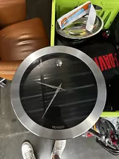 movado wall clock