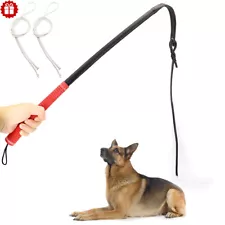 Leather Dog Agitation Whip Stick with Strong Handle for Pet Schutzhund Training