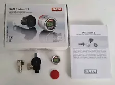 Sata satajet spraygun Adam 2 Digital Gauge + Dock spray gun airmicrometer