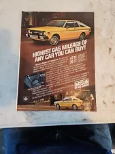 1979 Datsun 210 Vintage Magazine Ad