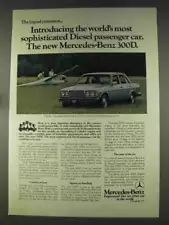 1977 Mercedes-Benz 300D Ad - Sophisticated Diesel