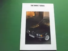 New ListingBMW 7 SERIES SALES BROCHURE + 1992 UK PRICE LIST NO RESERVE