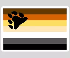 BEAR PRIDE GAY Flag Sticker