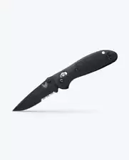 Benchmade 556SBK-S30V Mini Griptilian 2.91" Black CPM-S30V Black Grivory Handles