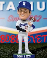 LOS ANGELES DODGERS SHOHEI OHTANI & DECOY BOBBLEHEAD 8-28-24 SGA PRE-SALE