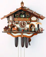 cuckoo clock black forest 8 day original germany beer garden