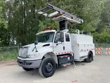 2011 International 4300 Telescopic Aerial Platform Truck Outriggers PTO bidadoo