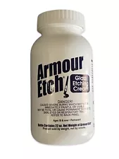 New Armour Etch Glass Etching Cream 22 oz Window Glasswear