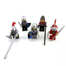 Lego Castle Knight Mini Figures Lot Of 5 Minifigure Figure Mixed Sets Free Ship