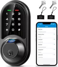 Veise Smart Lock, Fingerprint Door Lock, 7-in-1 Keyless Entry Door Lock with App