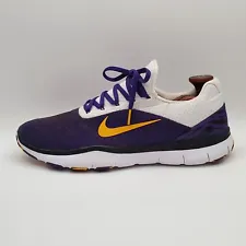 NIKE Shoes Mens 11.5 Purple Gold LSU Free Trainer AA0881 500 Louisiana Tigers