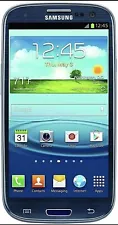 Samsung Galaxy S3 SGH-T999 16GB Metallic Blue T-Mobile Android Smartphone 9/10