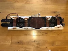 Handmade sport combat belt for cosplay, armor, HEMA, Viking reenactment, celtic