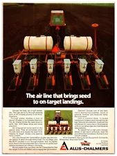 1970s Allis-Chalmers Corn Planters - Original Print Advertisement (8in x 11in)