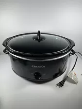 Crock-Pot 7 Quart Slow Cooker, Lightly Used! Works Great! SCV700B2WM1 Black