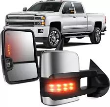 Rearview Mirrors Power Heated Towing Mirrors for Chevy Silverado All Mode