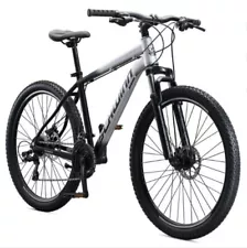 Schwinn AL Comp 27.5 inch Men's Mountain Bike, 21 Speed Adult Bicycle, Grey