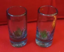 Lot Of 2 Agave Shot Glass Cactus Replacement Artisan Mexico