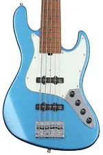 Sadowsky MetroExpress 21-fret Vintage JJ Bass, 5-string - Blue Metallic