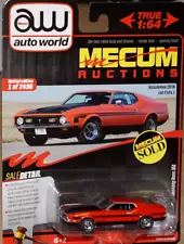 Red 1971 Ford Mustang Boss 351 Limited Edition Collectible 1/64 Johnny Lightning