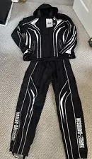 Harley Davidson Jacket Pant Set Womens 360 Reflective Rain Gear 98257 Size Large