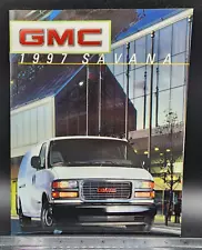 1997 GMC Savana Van Sales Salesman Showroom Dealer Brochure 24pgs