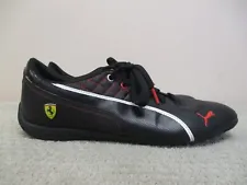 Puma Shoes Mens 10 Black Ferrari Formula 1 Speed Cat Motorsport Racing Sneakers