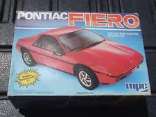 Vintage Pontiac Fiero The Hot New 2-Seater Sports Car Model Kit MPC Parts