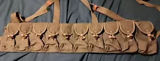 ORIGINAL CHINESE SKS 10 Pocket Bandoleer Chest AMMO POUCH