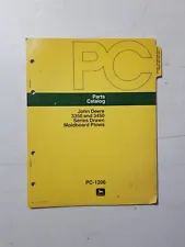 John Deere Parts Catalog Manual PC - 1206 3350 & 3450 Series Drawn Moldboard Plo