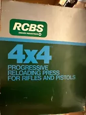 RCBS 4x4 Auto Reloading Press Progressive A5 Pistol And Rifle