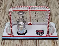 Florida Panthers NHL Stanley Cup Hockey Goalie Net Mini Replica Championship