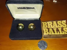 VINTAGE BRASS BALLS 1981