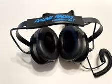 Racing Radios Behind The Head Wired Headset Radio Black- TESTED