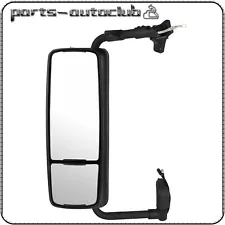 Truck Mirror Complete Door Chrome Driver Side For 2004-2017 Volvo VNL