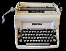 Underwood Golden Touch Vintage Typewriter With Cover