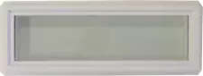 Transom Window 10" X 36" Double Pane Clear Low E Tempered Glass