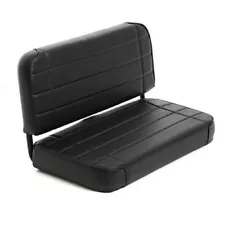 Smittybilt 8001N Seat Rear Standard Black Vinyl For Jeep