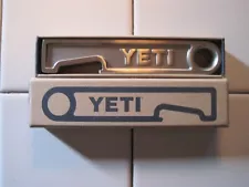 New YETI BRICK Bottle Opener - 3/4 Pound - Cast Stainless Steel