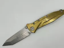 New ListingMicrotech BAB Socom Delta Tanto Knife Brass (4" Stonewash)