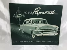 1953 Plymouth Sales Brochure - Vintage MoPar