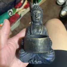 dharma emporium Buddha Statue, Antique Bronze Finish, Meditating, Amitābha