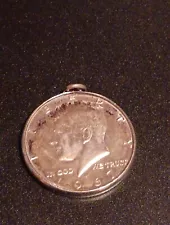 1967 Silver Kennedy 50c Dollar Pendant